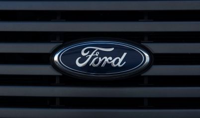 BLACK AND SILVER FORD LOGO