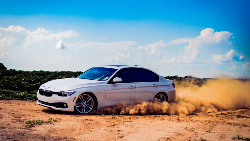PHOTO OF WHITE BMW