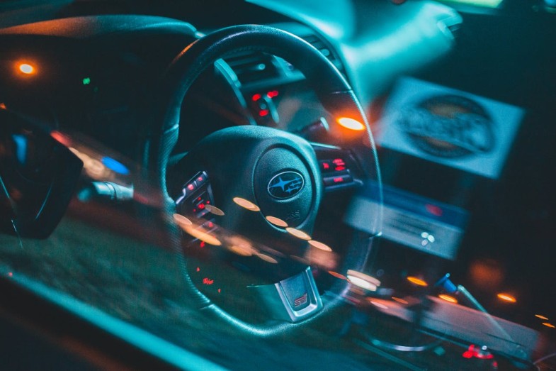 STEERING WHEEL OF SUBARU