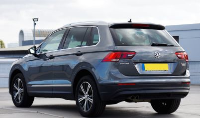 BACK VIEW OF VOLKSWAGEN TIGUAN