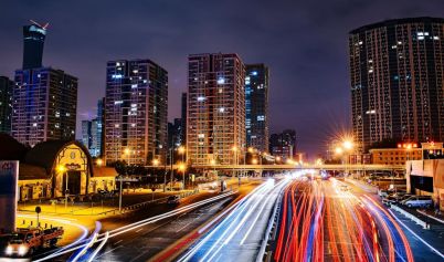 TIME LAPSE PHOTOGRAPHY OF CITY ROAD AT NIGHTTIME