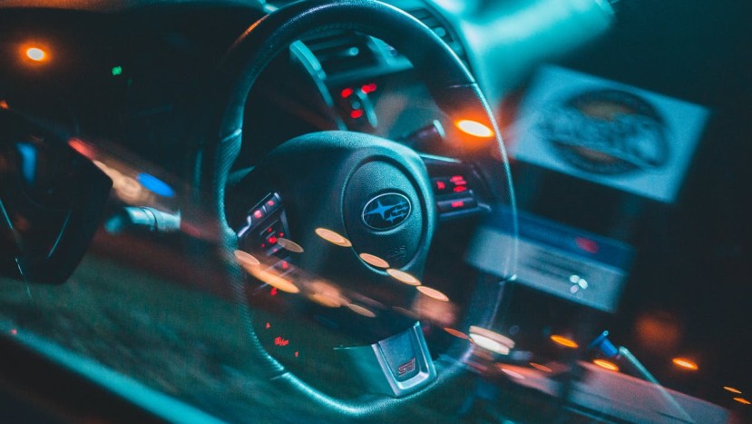 STEERING WHEEL OF SUBARU
