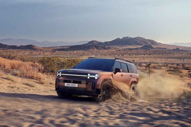 HYUNDAI SANTA FE ON DESERT