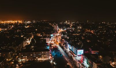CITY DURING NIGHTTIME