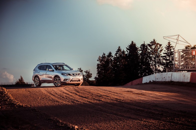 GREY SPORT UTILITY VEHICLE