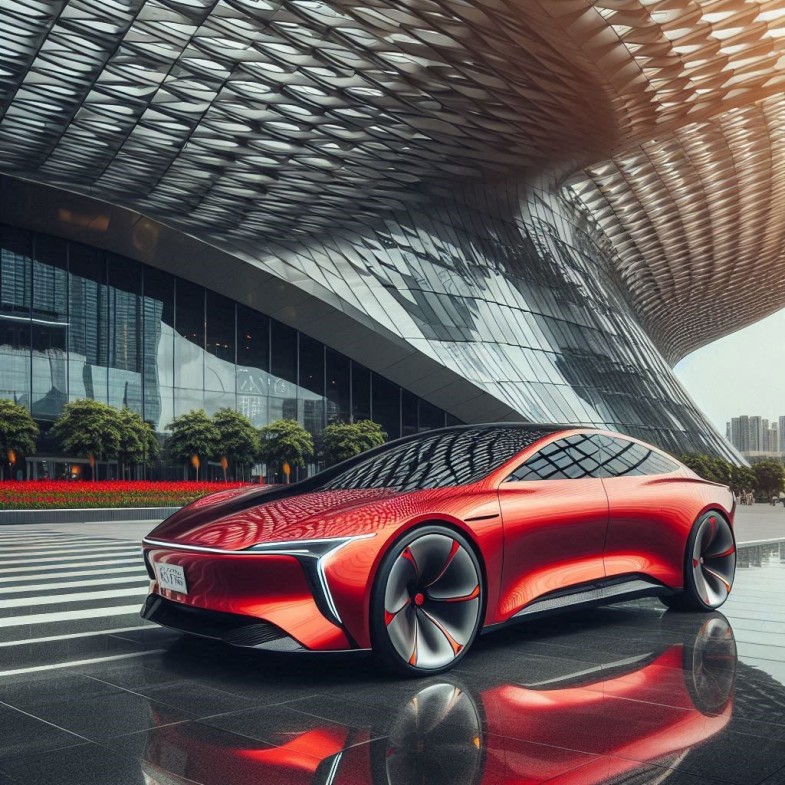 HUAWEI RED CAR