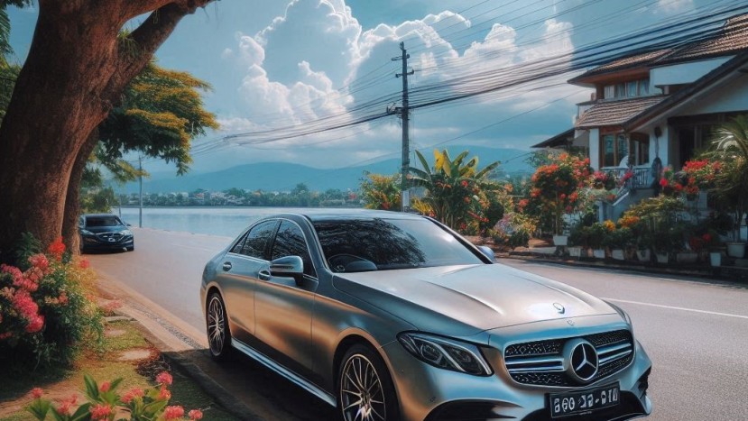MERCEDES-BENZ SILVER CAR