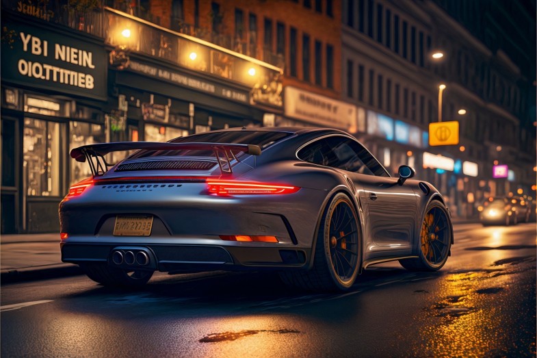 PORSCHE RACING CAR AUTOMOBILE