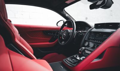 INTERIOR OF JAGUAR F-TYPE