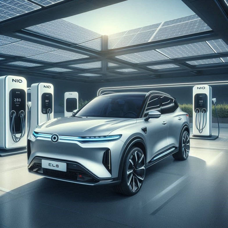 SILVER SUV NIO EL8
