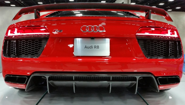 AUDI R8 AUDI SPORTS CAR FAST RED