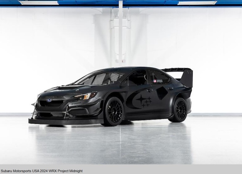 Subaru Motorsports USA 2024 WRX Project Midnight