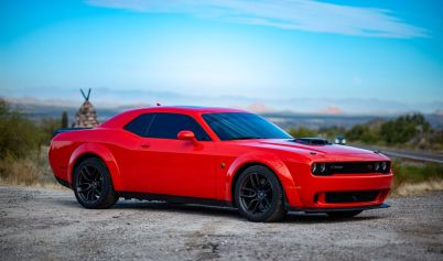 PHOTO OF A RED CAR