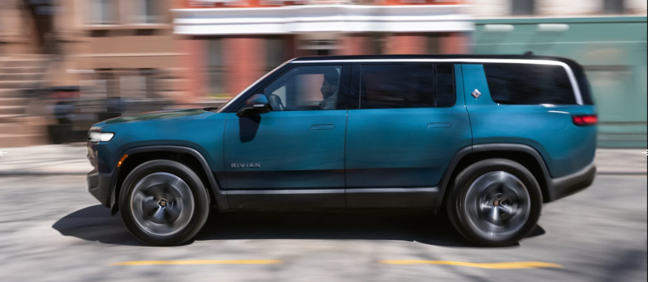 Rivian in motion