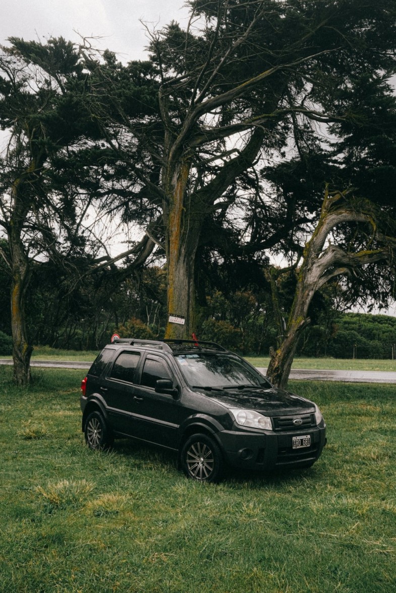Black SUV Parked