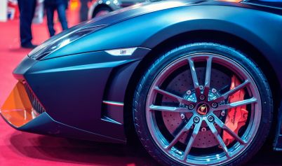BLUE LUXURY CAR