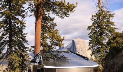 TESLA CYBERTRUCK ON THE ROAD