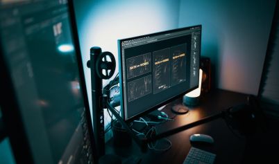 FLAT SCREEN COMPUTER MONITOR