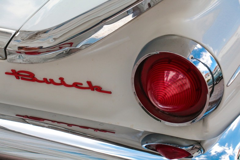 BUICK ANTIQUE CAR DETAIL TAILLIGHT