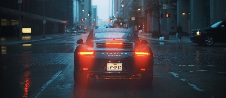 PORSCHE CAR BREAK LIGHTS