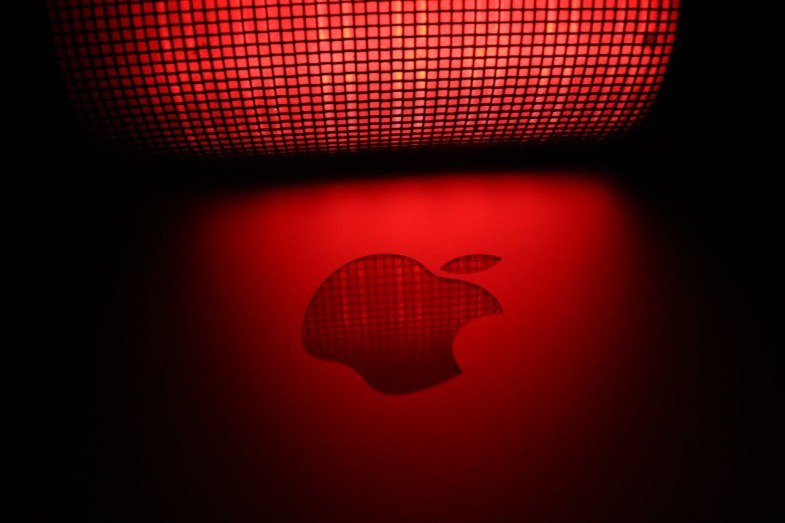 APPLE BRAND LOGO, RED